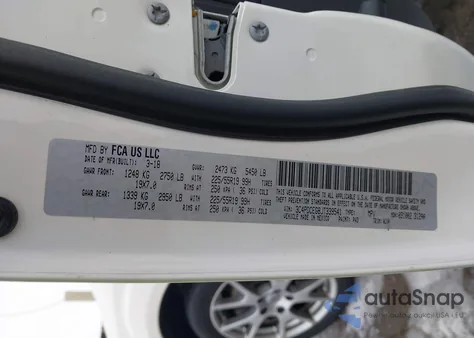 2018 Dodge Journey Gt z USA, uszkodzony, nr VIN 3C4PDCEG8JT339541